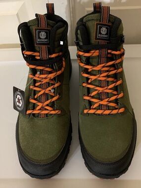 Element Hiking Boot Men's size 11 Green Black‎